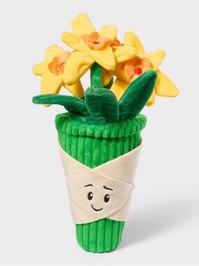 Gigglescape 12” Daffodil Flower Bouquet Plush New